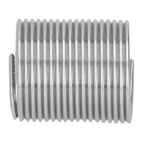 Close-up of a stainless steel wire thread sleeve from the 20 Pack M14 x 1.25 Thread Repair Inserts Stainless Steel Wire Thread Sleeves In 14mm 21mm 28mm 35mm And 42mm Lengths For Damaged Threads Budget Friendly Automotive And Machinery Repairs