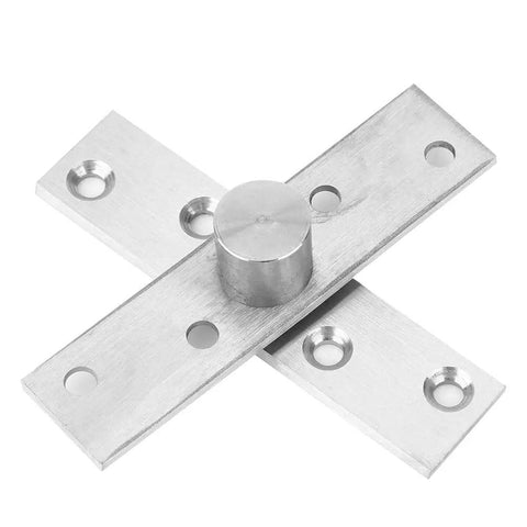 360 Degree Concealed Pivot Hinges Set Stainless Steel 3.9 Inch Center Shaft 2 Pack hidden door pivot system display.
