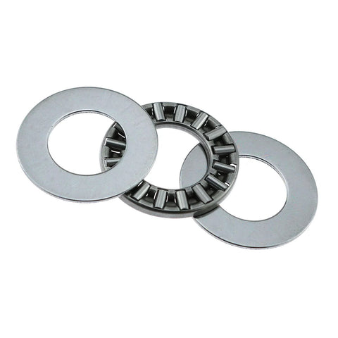 Thrust needle roller bearings with TRA815 washers; 2 bearings + 4 washers, 1/2 in bore, 15/16 in OD