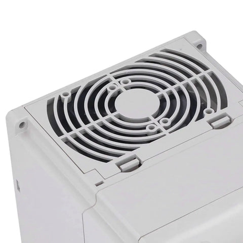 Top view of 7.5KW VFD Variable Frequency Drive Inverter for 220V to 380V Motors showing cooling vents.