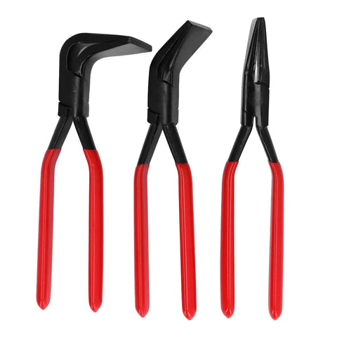 Beefy Heavy Duty Metal Bending Pliers Hand Seamer with three jaw sizes for bending and flattening sheet metal in projects
