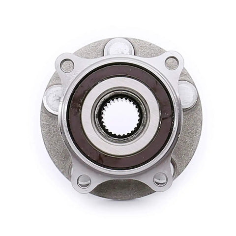 Front view of Front Wheel Hub Assembly For 2010-2015 Toyota Prius And 2011-2015 Lexus CT200h, Direct Fit Wheel Bearing Replacement