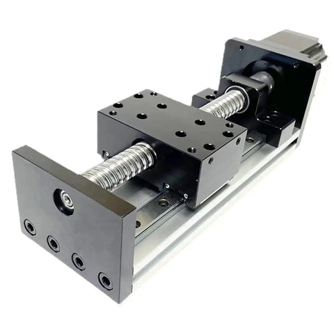 Rock Solid Linear Motion Guide System With SFU1605 Ballscrew, MGN C7 Rail, And NEMA23 Stepper Motor for DIY Router Stage 200mm Travel