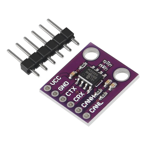 High Speed CAN Bus Interface Module with MCP2551 Transceiver, 6 Pack, ISO 11898 Compliant Protocol Controller Board, product image.