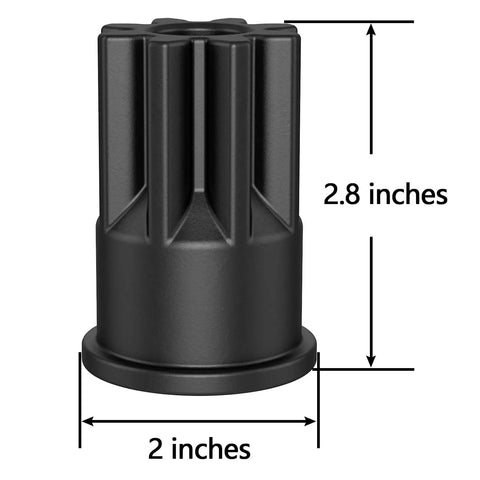 Front view of Engine Barring Socket Wrench Tool For CAT And Mack Engines, Fits 3176 3196 3200 3208 Series, 2x2.8 inches
