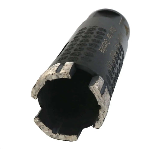 Dry Diamond Core Drill Bit 1 3/8 Inch With 5/8-11 Thread Designed For Granite Marble Quartz Masonry Hole Saw And Dry Drilling Efficiency By MostarTools, close-up view