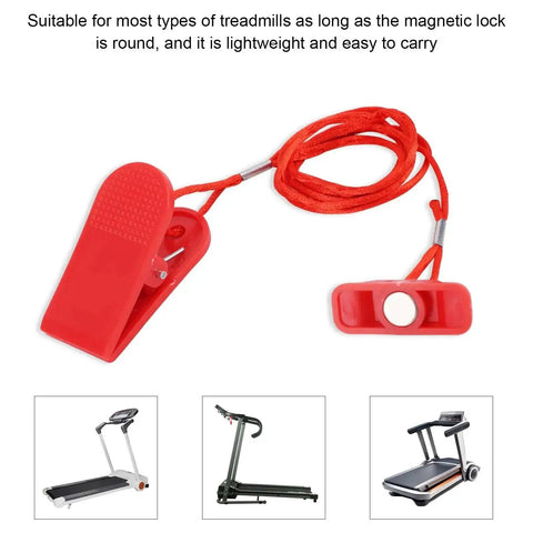Two Pack Treadmill Magnet Safety Keys Universal Emergency Stop Magnetic Switch For Treadmills Running Machines 1.57 X 0.59 Inch