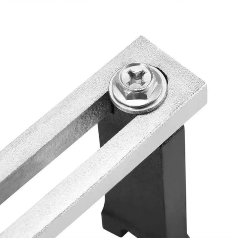 Close-up of Universal Fuel Pump Removal Tool Set with Lock Ring Wrench showing metal construction and fastening bolt.
