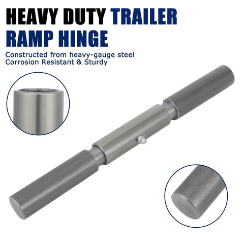 4-Piece Heavy-Duty Trailer Ramp Hinges, Weld-On Door Hinges For 4 To 10 Inch Heavy-Duty Doors, corrosion-resistant steel hinge.