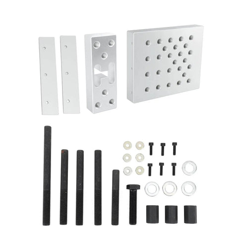 Drill Press Support Plate Set For 30 Ton Car Wheel Hub Bearing Bushing Repair And Installation Heavy Duty Adjustable Base Plate Tool