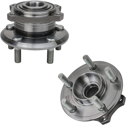 4 Piece Front And Rear Wheel Bearing Hub Assembly Set For Dodge Challenger Charger And Chrysler 300 2012 2013 2014 RWD 5 Bolt