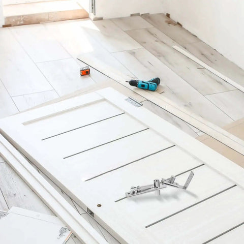 Built Tough Stainless Steel Rotating Shaft Torque Pivot Hinges for concealed doors and secret entrances in a DIY setup