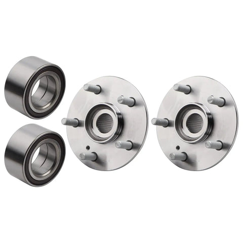 Set Of 2 Wheel Hub Bearing Assemblies For 2012 2013 2014 2015 2016 Honda CRV AWD Replacement 930026 Factory Original OE Standard Direct Fit Bolt Right In Built To Last Durable Hub Bearings