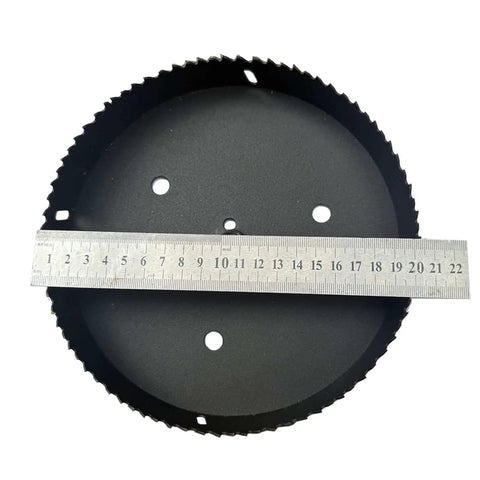 Heavy Duty 8 Inch Bi Metal Hole Saw Kit For Metal And Wood Rannb Bi Metal Cutter Set With Sharp Teeth and ruler for scale