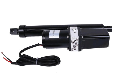 Heavy Duty Workhorse 12V DC Electric Linear Actuator With 12 Inch Stroke For Dump Trailers And Lift Tables 1760 To 2300 Lbs Push Load