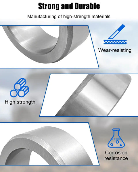 Close-up view of OEM-grade rear axle bearing retainer inner for Land Cruiser and Tundra, highlighting durable alloy steel.