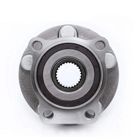 Front view of Front Wheel Bearing Hub Assembly For 2005 To 2014 Outback And 2005 To 2014 Legacy 5 Lug Front Position Left Or Right Ready To Roll