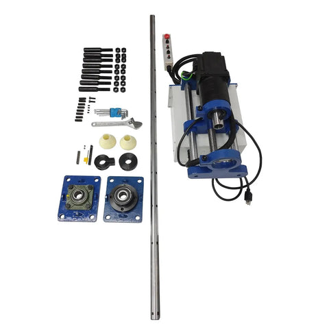 Versatile Portable Hole Drilling Boring Machine For Excavators A Real Workhorse With 35-80mm Hole Range And 1.38-3.15in Line Diameter blue machine with components
