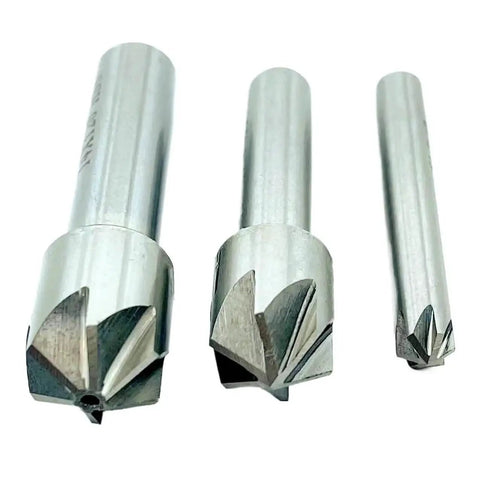120 Degree Chamfer Milling Cutter HSS End Mill For Deburring And Chamfering Straight Shank Countersink Drill Bit 6 Flute Or 8 Flute Options High Speed Steel Tool For Precise Chamfers On Metal Parts Efficient And Durable Deburring Cutter