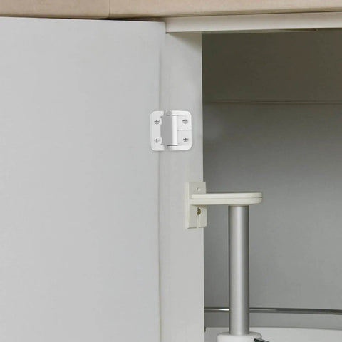 Torque Cabinet Door Hinge With Stop At Any Angle 1.8Nm Zinc Alloy Corner Kitchen And Bathroom Cabinet Hinge by TOBBOMEY installed
