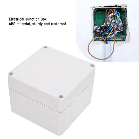 Rugged Weatherproof IP65 Electrical Enclosure Project Box 120X120X90MM ABS Plastic Outdoor Junction Box for electronics