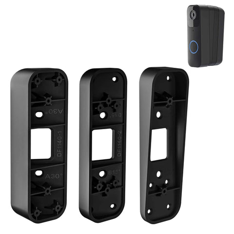 Adjustable Doorbell Angle Mount For Blink 1st Gen And REOLINK WiFi Video Doorbell with 7 tilt options, three mounts shown