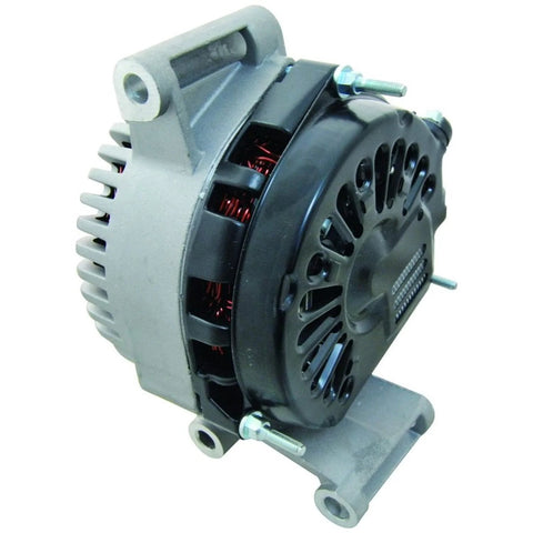 Side view of 130 Amp Alternator Drop-In Replacement For Mercury Mariner 2.3L 2005 Through 2007 Mazda Tribute 2.3L 2005 Through 2006