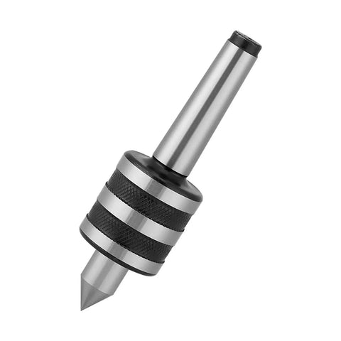 MT2 Lathe Live Center Pro Grade High Accuracy 0.0004 Inch 60 Degree Tip, made of 40Cr bearing steel for wood and metal turning