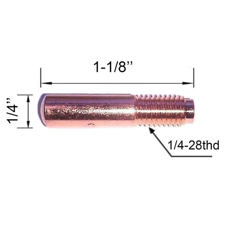 0.030 Inch MIG Welding Gun Accessory Kit With 20 Contact Tips 000-067, 2 Gas Nozzles 169-715, And 2 Gas Diffusers 169-716