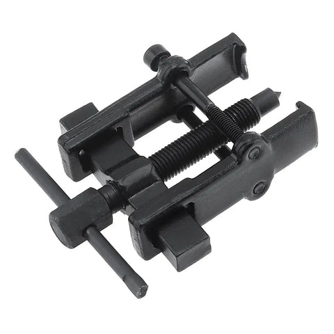 Adjustable Two Jaw Bearing Gear Puller Remover 2 Inch Carbon Steel in black, side view, showing jaws and screw mechanism