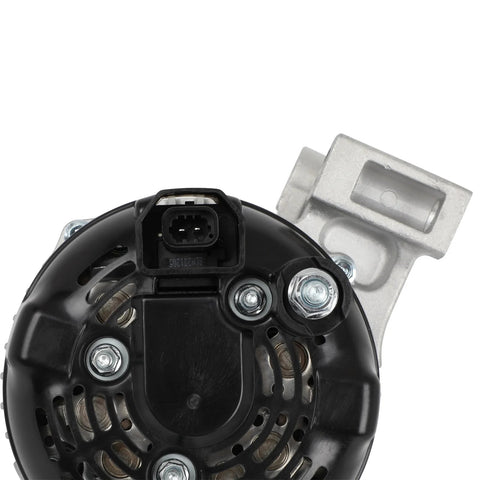 Rear view of High Output Alternator For Cadillac SRX 3 6L V6 2013 2014 2015 2016 Replacement OEM 104211-8160 104211-8161