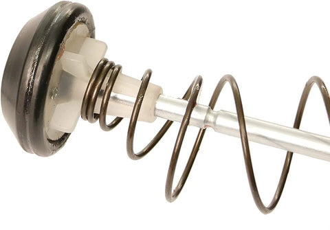 Lincoln 1142 lever action grease gun pump head assembly with metal rod and coiled springs