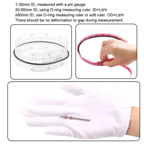 Red Silicone O Ring Set 4.5Mm Od 1.5Mm Id 1.5Mm Width VMQ Seal Gasket Pack Of 30 for measuring and installation guide