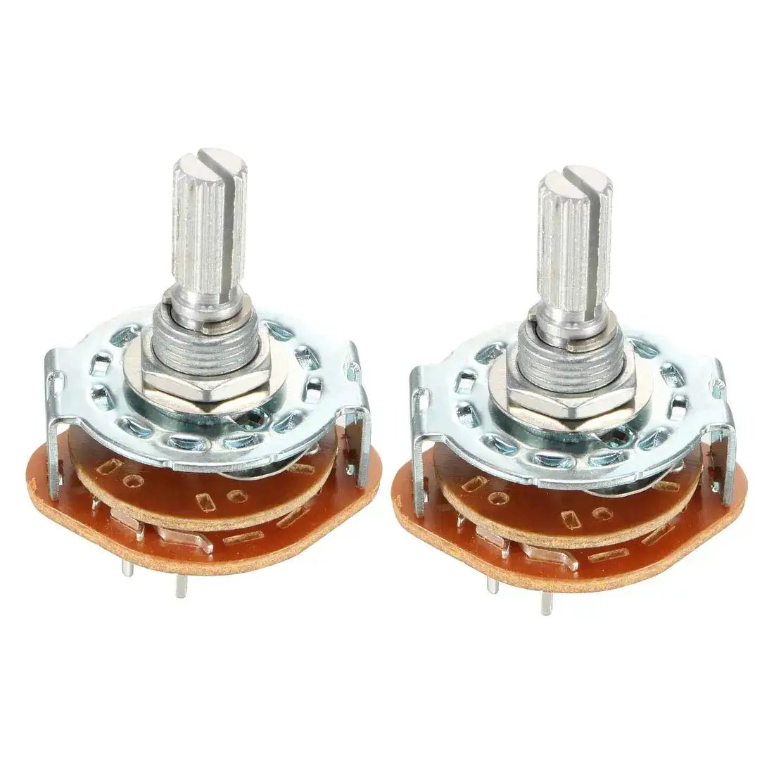 Rad 2 Pole 4 Position Band Selector Rotary Switch For ...