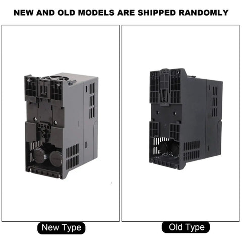 Comparison of new and old models of Three Phase VFD Inverter For 380 To 440V Input And 0 To 440V Output 2KW CNC Spindle Motor Speed Controller LK320