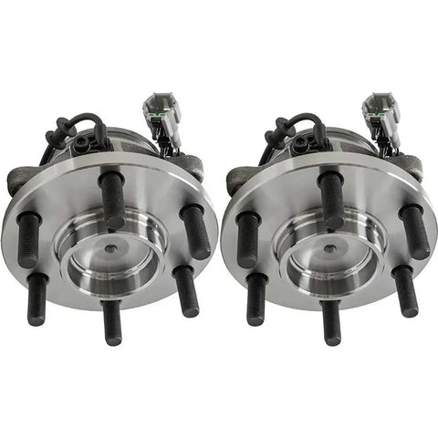 2-Pack Front Wheel Bearing And Hub Assembly Fits Nissan Xterra Pathfinder Frontier 2005 To 2016 And Suzuki Equator with ABS Sensor