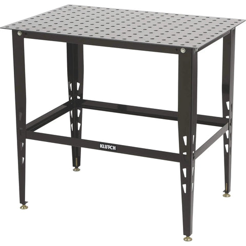 Heavy Duty Steel Welding Table With 24-Piece Fit-Up Tool Kit, 600 Lb Capacity, 36 In L X 24 In W X 33 1/4 In H, 16 Mm Fixture Holes