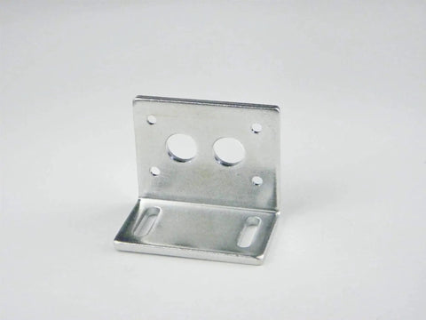 Durable 370WG DC Worm Geared Drive Motor Bracket Horizontal Fixing Frame For Motor Holder Built From High Carbon Steel With Electroplated Finish