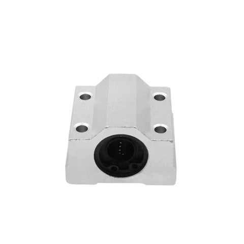 Two Pack Linear Motion Bearing Slides SCS8UU SCS10UU SCS12UU SCS16UU 8 To 16mm Length front view precision CNC 3D printer