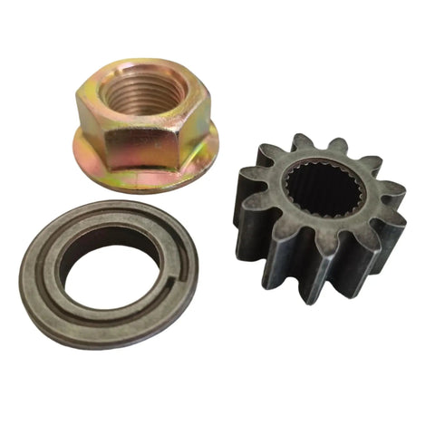3 Pack 717-1554 Steering Shaft Pinion Gear and Bushing with Blade Lock Nut for LT1040 LT1042 LT1046 LTX1040 and MTD Lawn Mower Models
