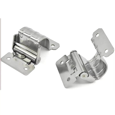 Stainless Steel Torque Built In Gate Hinges With Arc Damping 0.35Nm Freely Stopped Action Heavy Duty Gate Hardware For Easy Smooth Opening