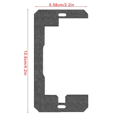 Outlet Spacers and Wall Plate Shims 20 Piece Iron Set for Fixing Wobbly Receptacles in Home and Office Black Finish Easy Install