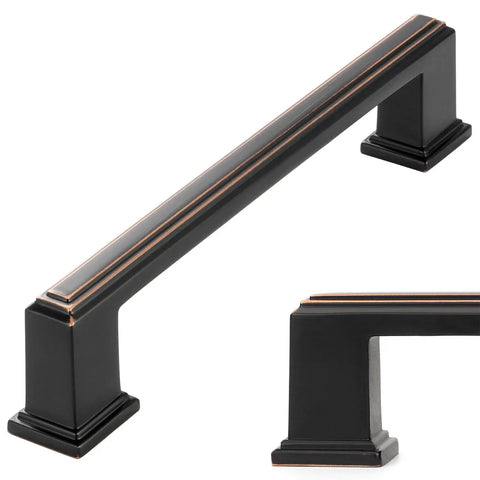 10 Pack 5 Inch Cabinet Pulls In Oil Rubbed Bronze For Kitchen Cabinets Cupboards Dresser Drawers Bedroom Wardrobes And Bathroom Furniture Hardware Solid Metal Handles With Smooth Rounded Edges For Easy Use And Elegant Finish