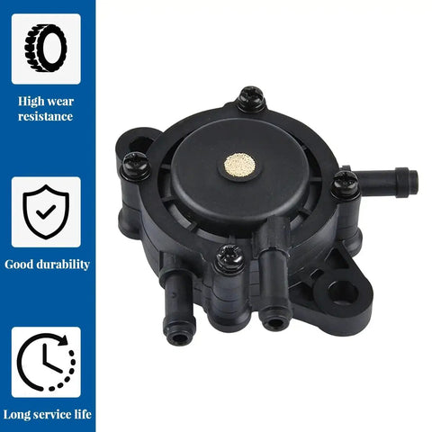 Fuel Pump With Filter Replacement For Lawn Mowers Tractors Trailers Boats And More Vacuum Gas Pump Fits 0.31 Inch Port 8mm
