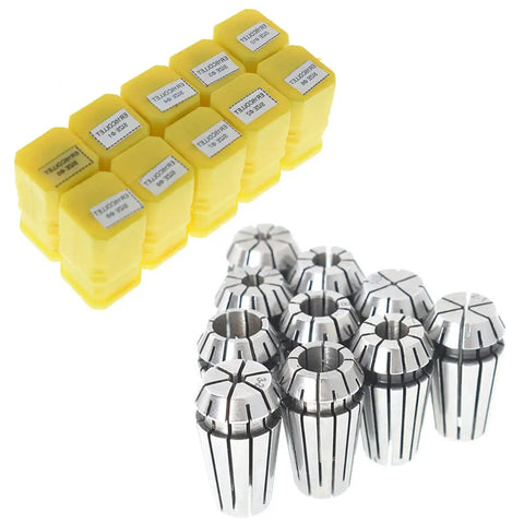 10 Pack ER16 Spring Collet Set 1 To 10 mm CNC Milling Tool For Precise Workholding And Engraving On Lathe And Milling Centers