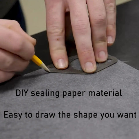 Non Asbestos Gasket Making Material 3 Sheet Set 15 By 11.8 Inches Oil Resistant High Temperature Sealing DIY cutting