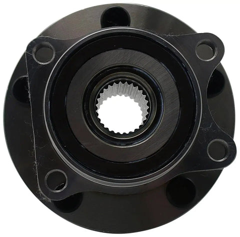 Front view of Front Wheel Bearing And Hub Assembly For Select Subaru Models Complete Replacement Kit With Sealed Bearings And Precision Fit