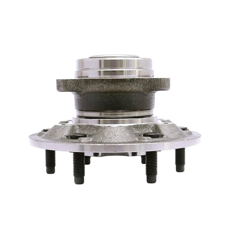 Front view of Front Wheel Bearing Hub Assembly for 2009 to 2012 Chevy Colorado and 2009 to 2012 GMC Canyon RWD ABS Models, 6 lug