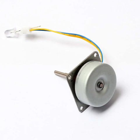 Mini 3 Phase Brushless AC Generator For Hands-On Science, DIY Teaching Kit And Model, silver unit with LED and wires