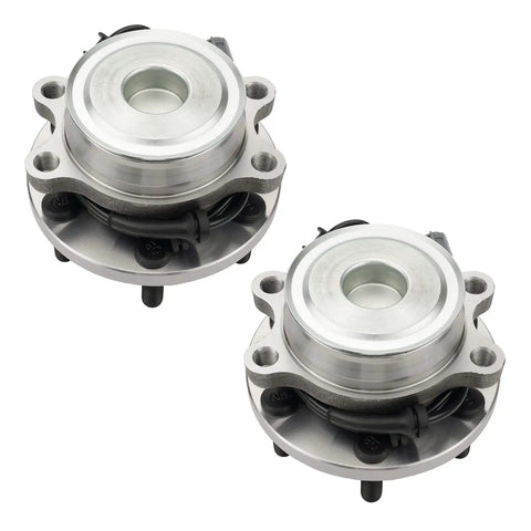 Front Wheel Bearing Kit For 2005 To 2025 Nissan Frontier RWD 6 Lug Hub Assembly With ABS Premium Replacement 2 Pack